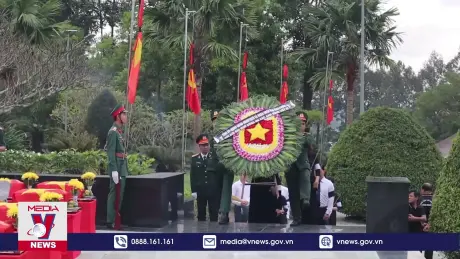 Bình Phước truy điệu và an táng hài cốt 106 liệt sỹ