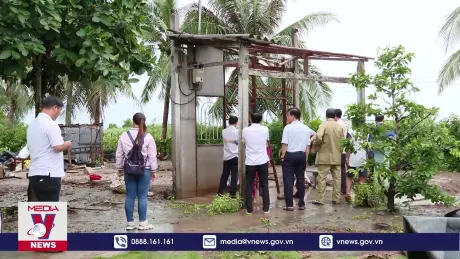 Bạc Liêu thăm hỏi hộ dân bị ảnh hưởng do giông lốc