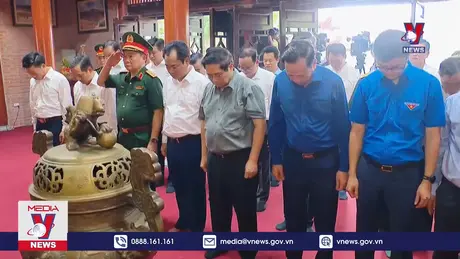 Thủ tướng Phạm Minh Chính tri ân các Anh hùng Liệt sĩ