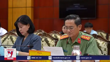 Bộ trưởng Bộ công an làm việc với Ban Thường vụ Tỉnh ủy Tây Ninh