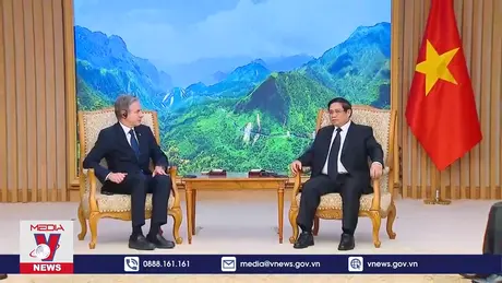 Thủ tướng Phạm Minh Chính tiếp Ngoại trưởng Hoa Kỳ Antony Blinken