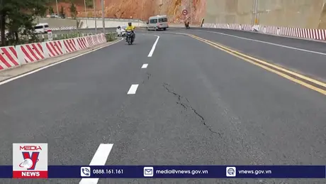 Chủ động phát hiện, xử lý vết nứt cục bộ trên đèo Prenn Đà Lạt