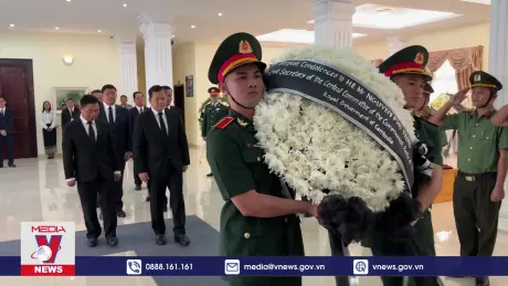 Lễ viếng Tổng bí thư Nguyễn Phú Trọng tại nhiều quốc gia