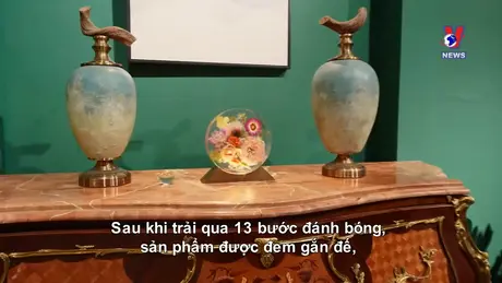 Không gian Pháp ngữ: Thu Hiền và những tác phẩm độc đáo từ hoa