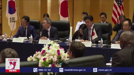 Mỹ - Nhật – Hàn tăng cường hợp tác quốc phòng