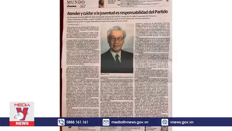 Truyền thông Cuba dành nhiều không gian tưởng nhớ Tổng Bí thư