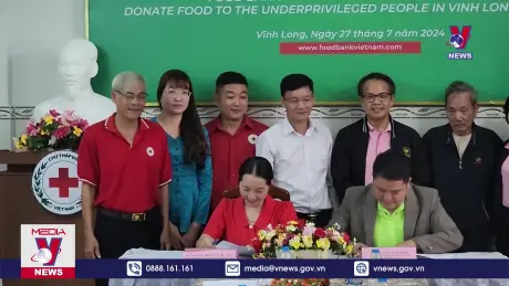 Vĩnh Long ra mắt ngân hàng thực phẩm hỗ trợ người khó khăn