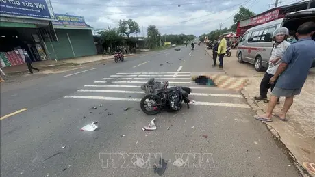 Xe máy ngược chiều gây tai nạn khiến 3 người thương vong tại Bình Phước