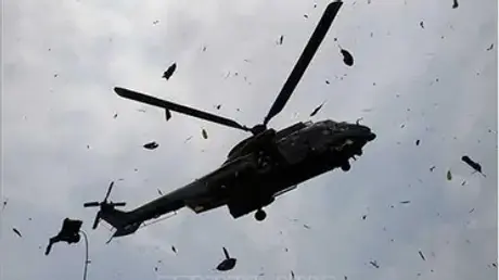 Vụ trực thăng rơi tại Campuchia: 2 thành viên đội bay thiệt mạng