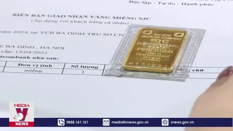 Mua vàng SJC phải có tài khoản ngân hàng