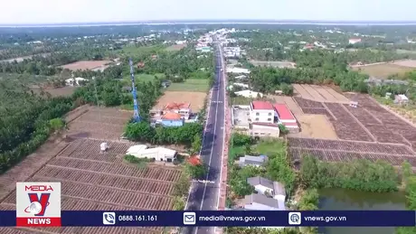 Huyện cù lao đầu tiên miền Tây Nam bộ hoàn thành nông thôn mới