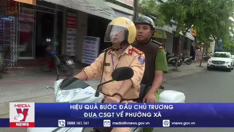 Hiệu quả bước đầu chủ trương đưa cảnh sát giao thông về phường xã