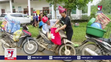 Hỗ trợ nhân dân xã Tông Cọ sớm ổn định cuộc sống sau mưa lũ