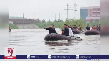 Triều Tiên khẩn trương khắc phục hậu quả lũ lụt