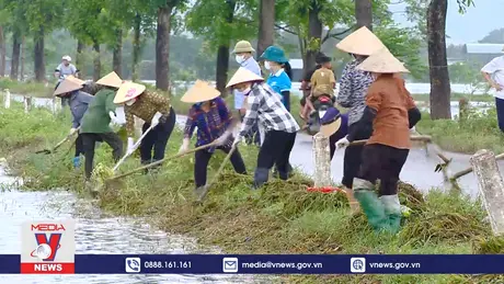 Xử lý môi trường phòng dịch bệnh sau ngập lụt