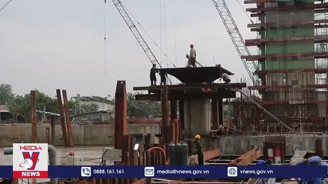 Cống âu Rạch Mọp vận hành ngăn mặn trước mùa khô năm 2025