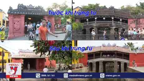 Chùa Cầu Hội An sau đại trùng tu