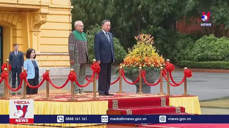 Chủ tịch nước Tô Lâm chủ trì lễ đón chính thức Tổng thống Timor Leste