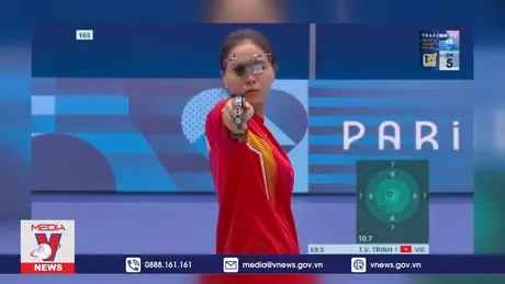 Xạ thủ Trịnh Thu Vinh lần thứ 2 vào chung kết Olympic