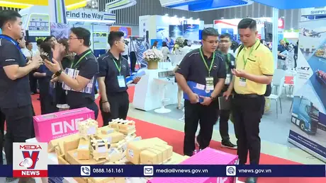 Triển lãm quốc tế Logistics Việt Nam 2024 thu hút khách 