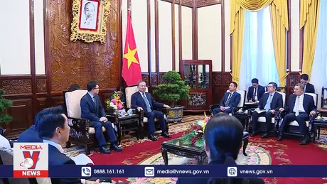 Chủ tịch nước tiếp Đại sứ Hàn Quốc