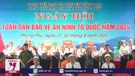 Ngày hội Toàn dân bảo vệ an ninh Tổ quốc ở Hòa Bình