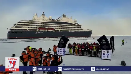 Độc đáo giải chạy Marathon ở Bắc Cực