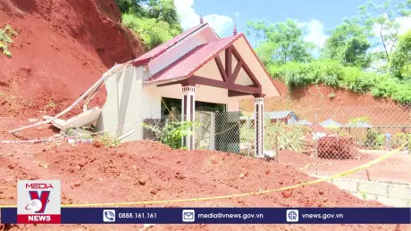 Sạt lở đất gây sập nhà, hai người tử vong ở Lạng Sơn