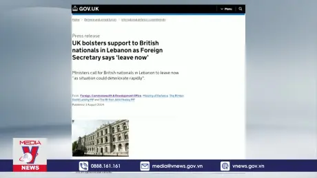 Các nước tiếp tục kêu gọi công dân rời Liban