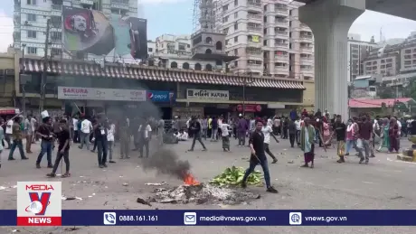 Biểu tình bạo lực gây thương vong ở Bangladesh