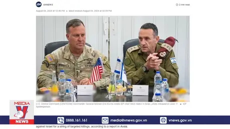 Tư lệnh CENTCOM gấp rút tới Trung Đông