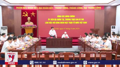 Thường trực Ban Bí thư làm việc với Đảng đoàn Mặt trận Tổ quốc Việt Nam
