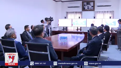 Việt Nam giúp Lào xây hệ thống dữ liệu và thông tin cảnh báo thiên tai