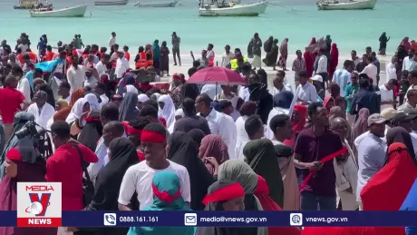 Tuần hành phản đối vụ tấn công của al-Shabaab tại Somalia