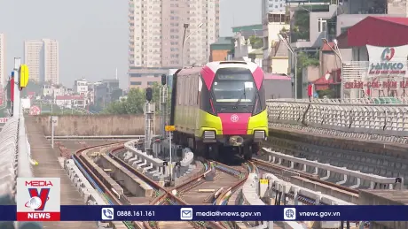 Tuyến đường sắt trên cao Nhổn - Ga Hà Nội sẵn sàng đón khách