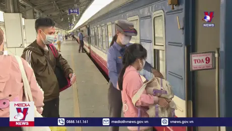 Đường sắt tăng nhiều tàu khách dịp nghỉ lễ Quốc khánh