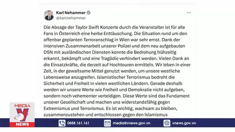 Áo bắt 2 đối tượng âm mưu khủng bố