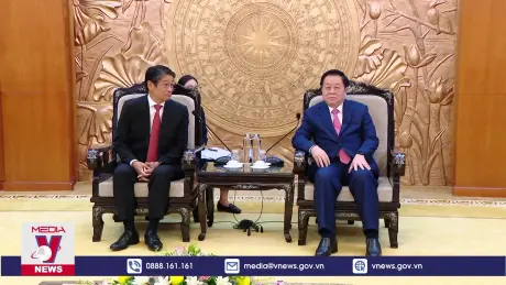 Trưởng Ban Tuyên giáo Trung ương tiếp Đại sứ Nhật Bản