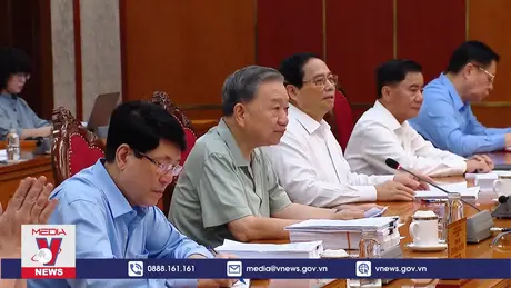 Tổng Bí thư, Chủ tịch nước Tô Lâm họp Bộ Chính trị