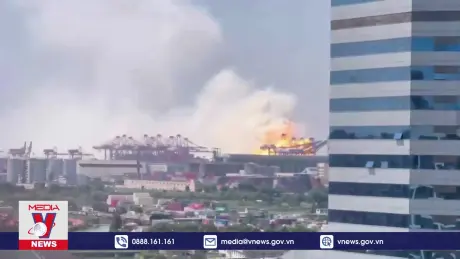 Nổ lớn tại cảng biển của Trung Quốc