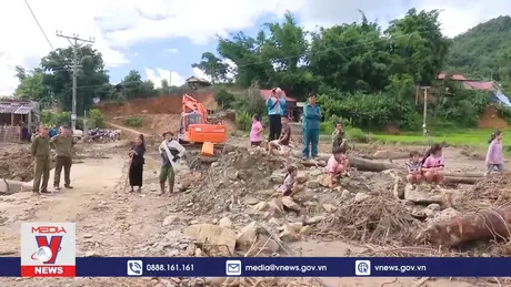 Kiểm tra khắc phục hậu quả mưa lũ