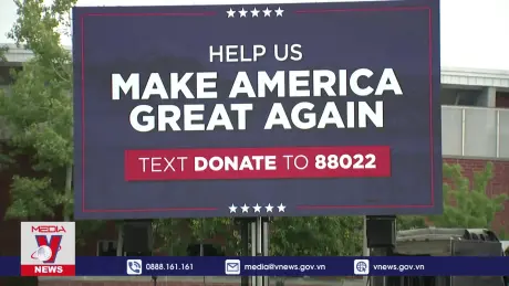 Hai ứng cử viên tổng thống Mỹ cạnh tranh quyết liệt