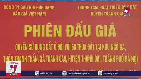 Vùng ven Hà Nội tấp nập đấu giá đất
