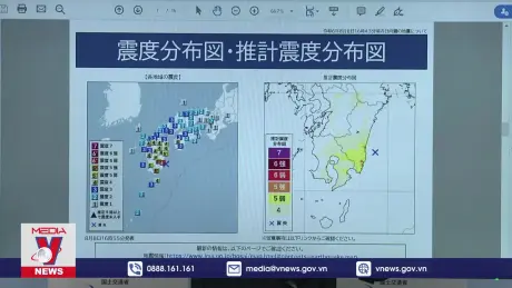 Động đất có độ lớn 6,8 gần tỉnh Hokkaido của Nhật Bản