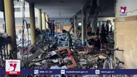 Nhiều nước lên án Israel tấn công trường học ở Gaza