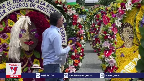 Diễu hành tôn vinh nghệ thuật trồng hoa