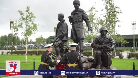 Liên bang Nga dựng tượng vinh danh các chiến sĩ tình nguyện quốc tế Việt Nam