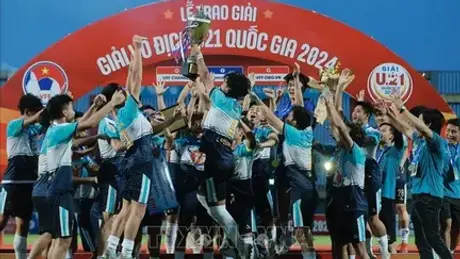 Hoàng Anh Gia Lai lên ngôi Vô địch giải U21 quốc gia 2024