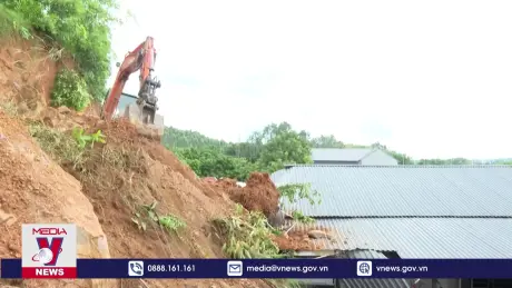 Nạn nhân bị thương do sạt lở đất ở Vĩnh Phúc đã tử vong