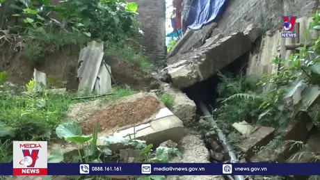 Thái Nguyên khẩn trương khắc phục sạt lở bờ sông Cầu